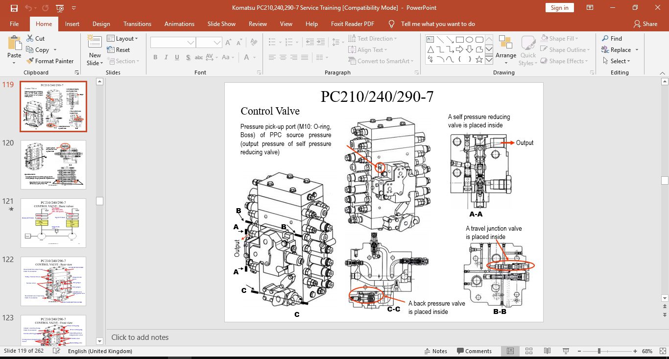 Komatsu Hydraulic Excavator PC210240290 7 Service Training 3 1