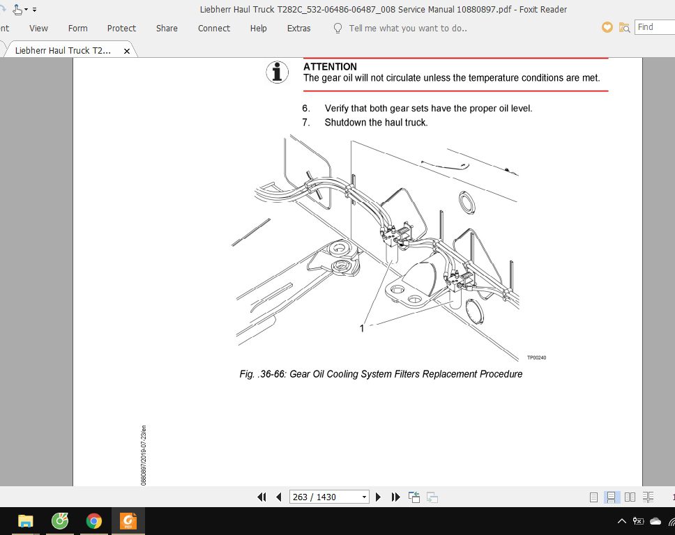 Liebherr Haul Truck T282C532 06486 06487008 Service Manual 10880897 2
