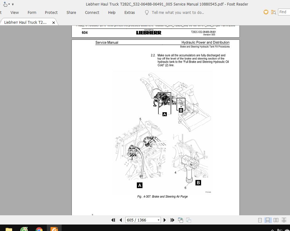 Liebherr Haul Truck T282C532 06488 06491005 Service Manual 10880545 3