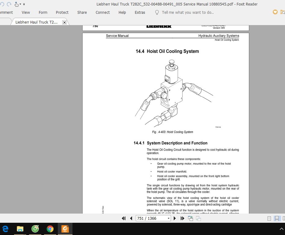Liebherr Haul Truck T282C532 06488 06491005 Service Manual 10880545 4