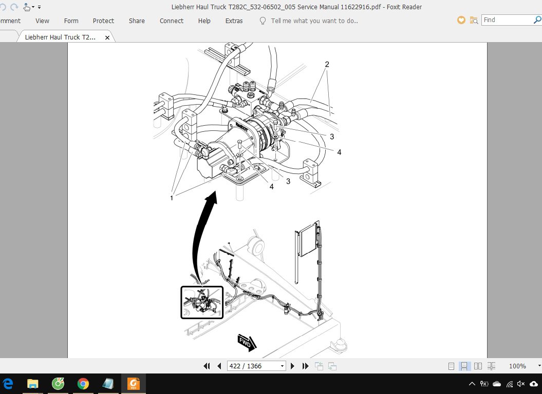 Liebherr Haul Truck T282C532 06502005 Service Manual 116229162