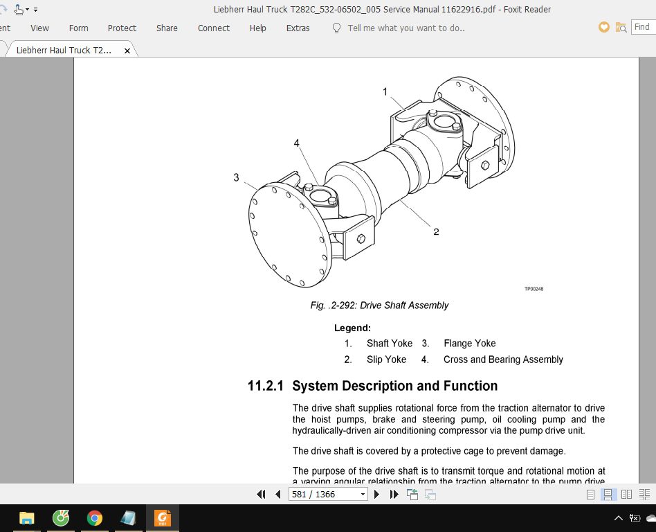 Liebherr Haul Truck T282C532 06502005 Service Manual 11622916 3