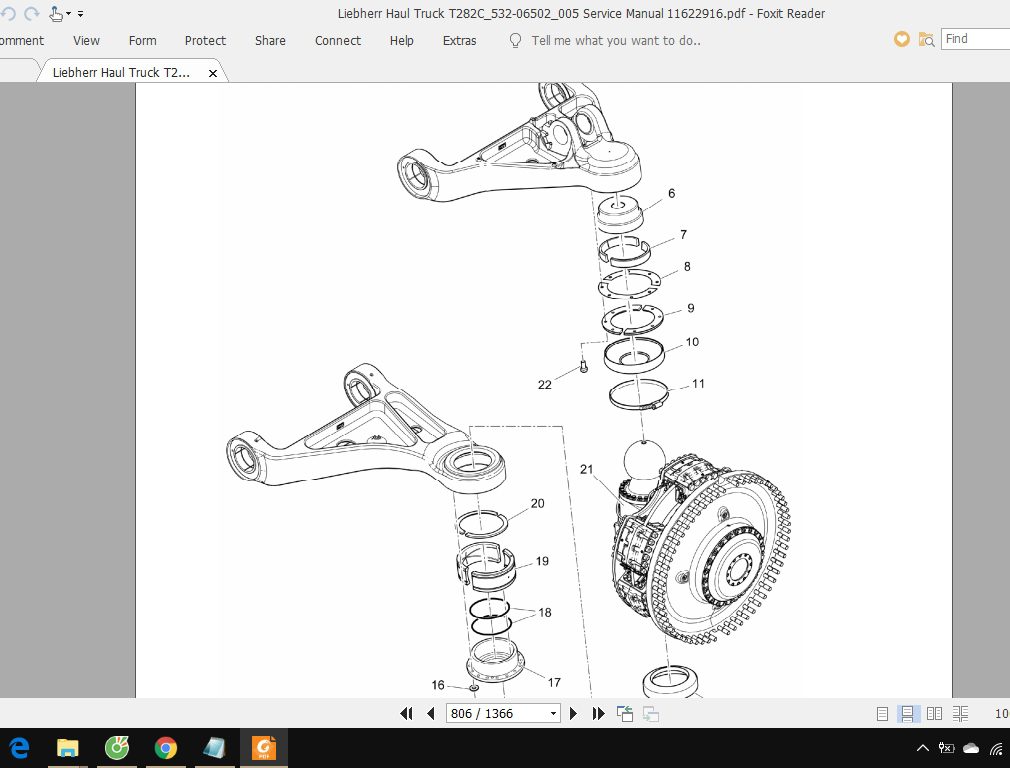 Liebherr Haul Truck T282C532 06502005 Service Manual 11622916 4