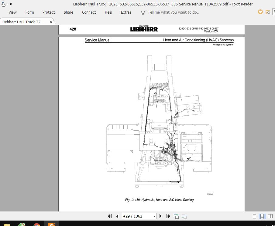 Liebherr Haul Truck T282C532 06515532 06533 06537005 Service Manual 11342509 3