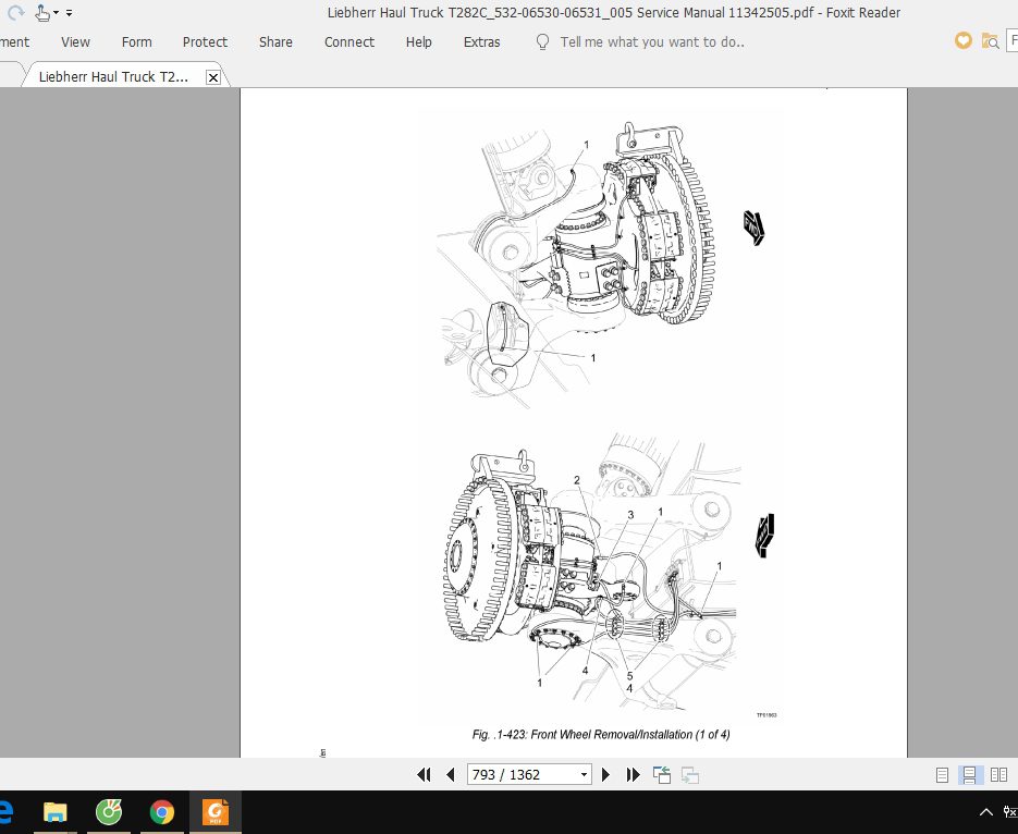 Liebherr Haul Truck T282C532 06530 06531005 Service Manual 11342505 4