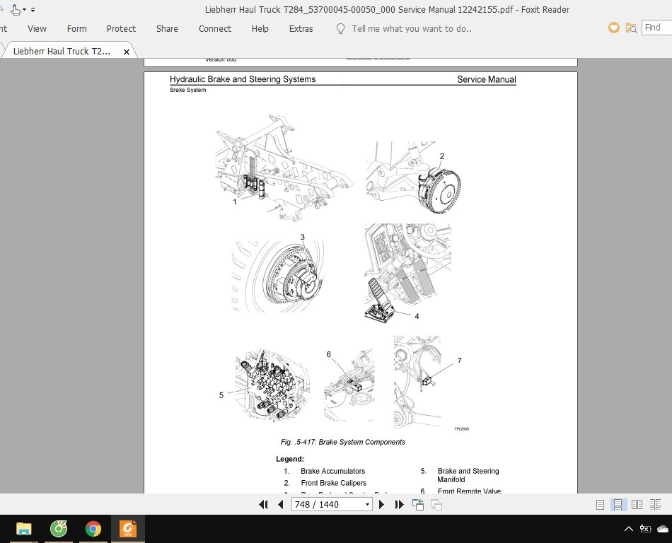 Liebherr Haul Truck T28453700045 00050000 Service Manual 12242155 4