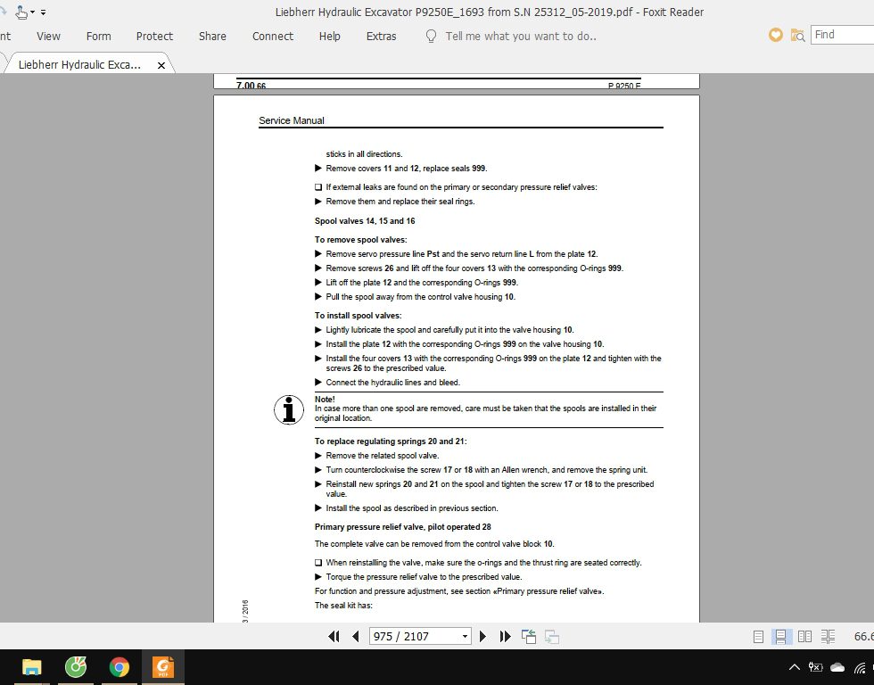 Liebherr Hydraulic Excavator P9250E1693 from SN 2531205 2019 4