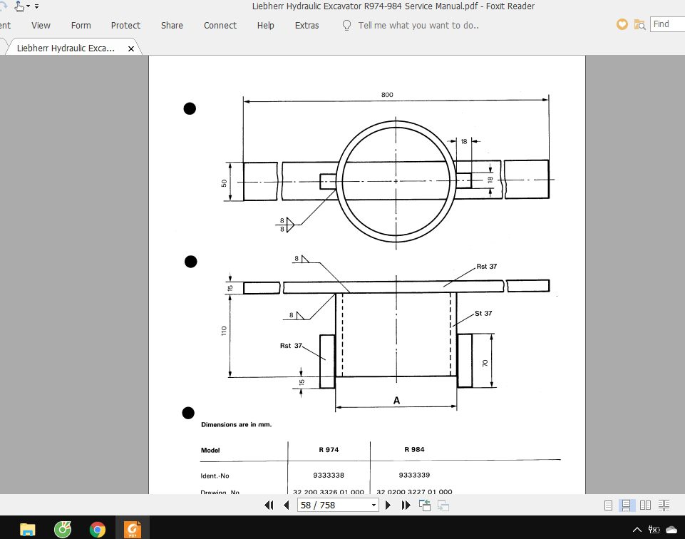 Liebherr Hydraulic Excavator R974 984 Service Manual 2