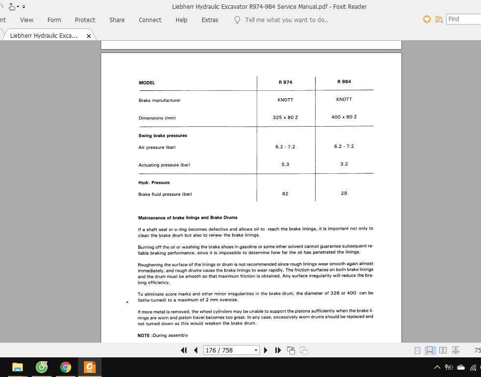 Liebherr Hydraulic Excavator R974 984 Service Manual 4