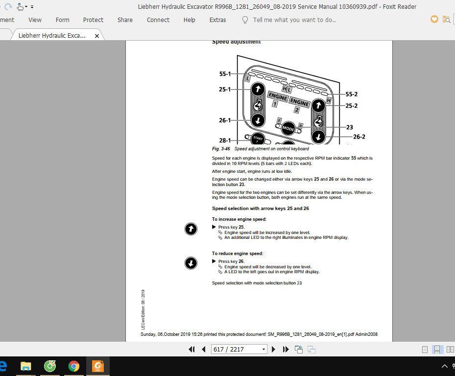 Liebherr Hydraulic Excavator R996B12812604908 2019 Service Manual 10360939 3t5pJN