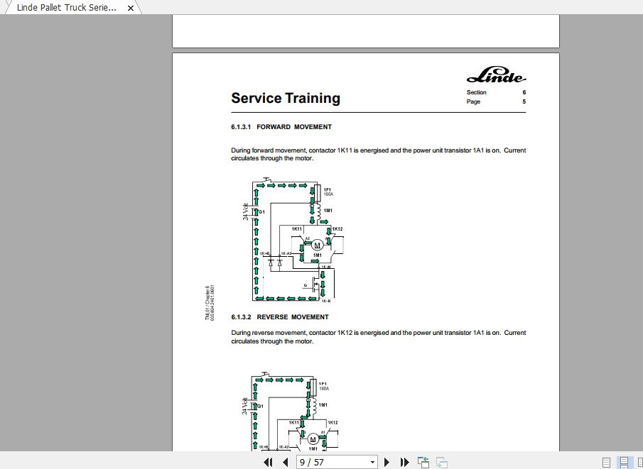 Linde Forklift Series 035L10 12 16ACGB0601 Service Manuals 2