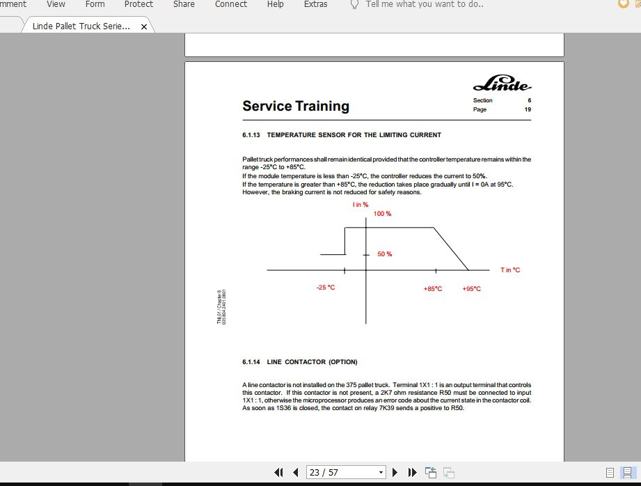 Linde Forklift Series 035L10 12 16ACGB0601 Service Manuals 4