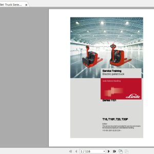 Linde Forklift Series 1151T16T16PT20T20P EN1202 Service Manuals 1