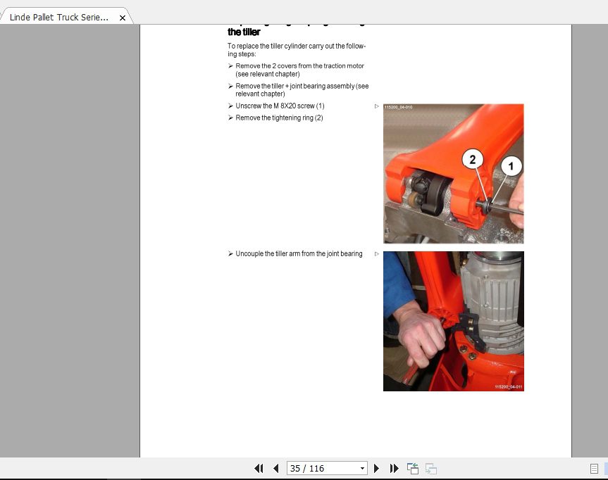 Linde Forklift Series 1151T16T16PT20T20P EN1202 Service Manuals 3