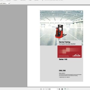 Linde Forklift Series 1160D06D08 EN1309 Service Manuals 1