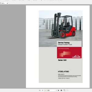 Linde Forklift Series 1283HT25DHT30DEN1203 Service Manuals 1