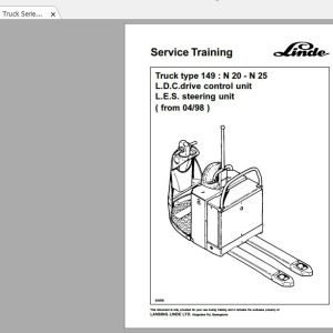 Linde Forklift Series 149N20 25ST Service Manuals 1
