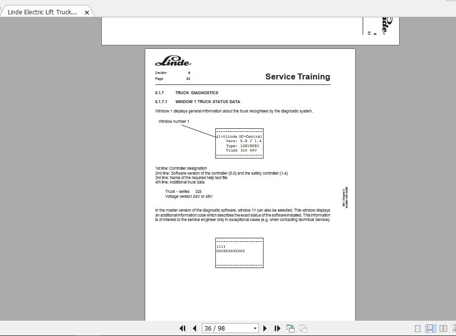 Linde Forklift Series 32402E12E15E16ST Service Manuals 3