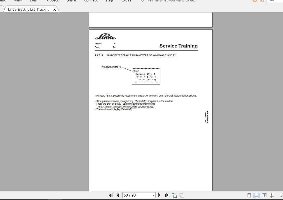 Linde Forklift Series 32402E12E15E16ST Service Manuals 4