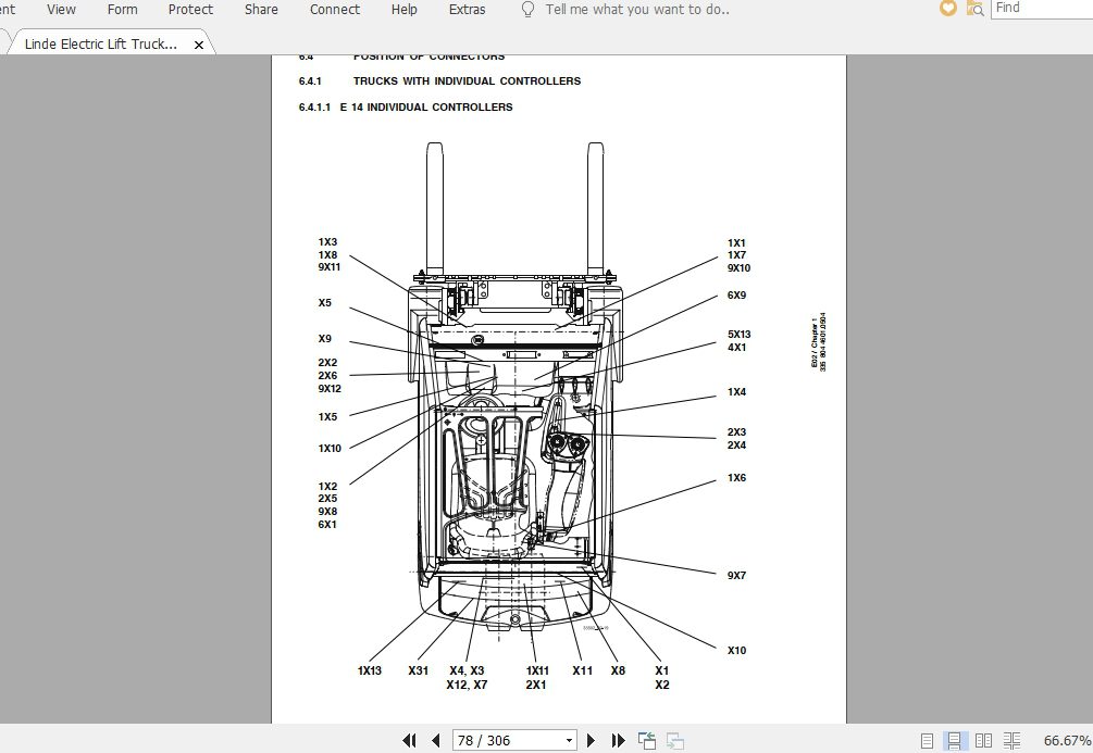 Linde Forklift Series 33502E 14 20ST Service Manuals 2
