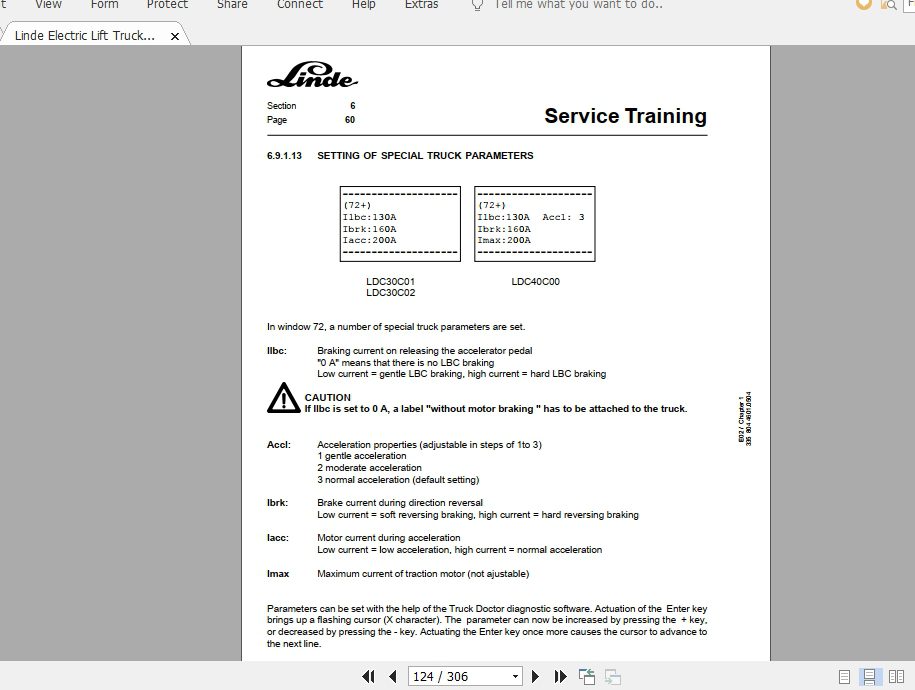 Linde Forklift Series 33502E 14 20ST Service Manuals 3