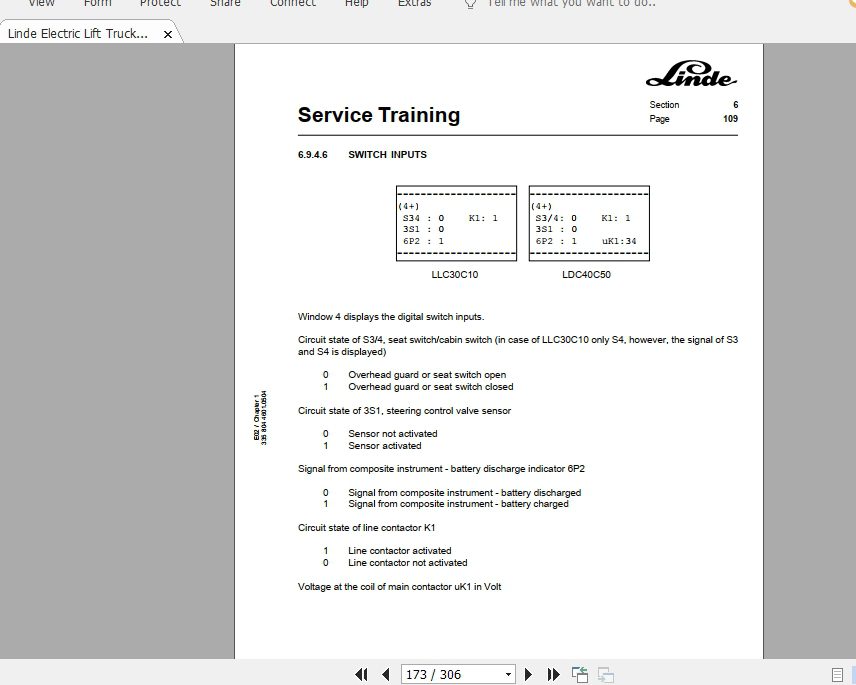 Linde Forklift Series 33502E 14 20ST Service Manuals 4