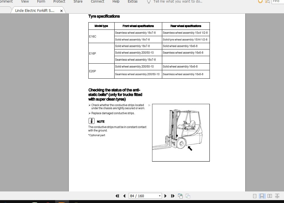 Linde Forklift Series 335E16C 03E16P 03E20P 03 03EN1210 Service Manuals 4