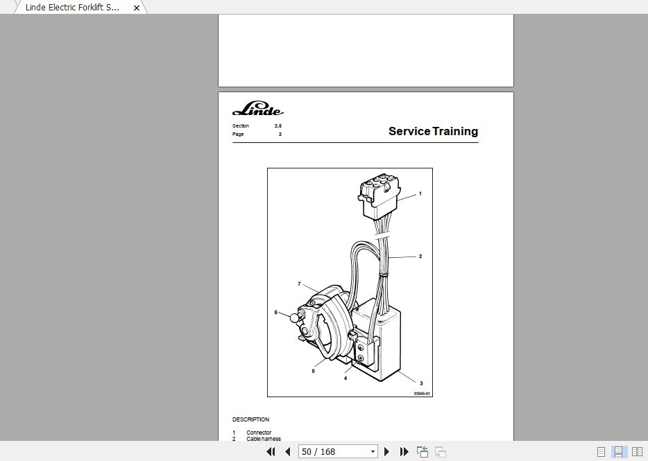 Linde Forklift Series 336E20E24E30ST Service Manuals 2K4Biz