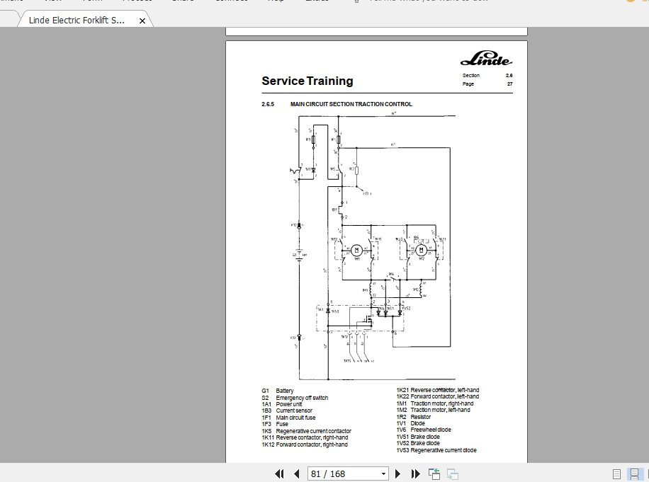 Linde Forklift Series 336E20E24E30ST Service Manuals 3