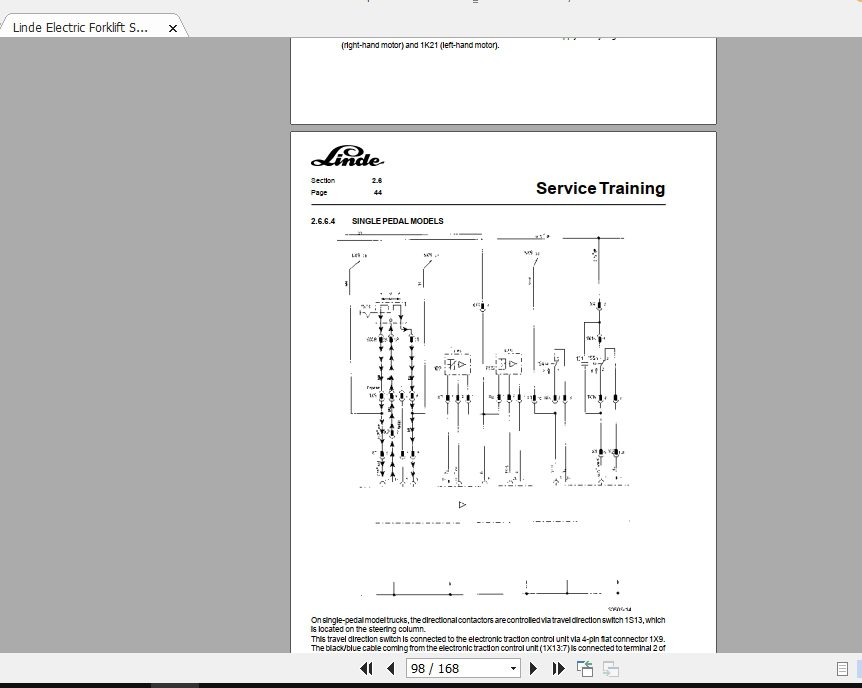 Linde Forklift Series 336E20E24E30ST Service Manuals 4