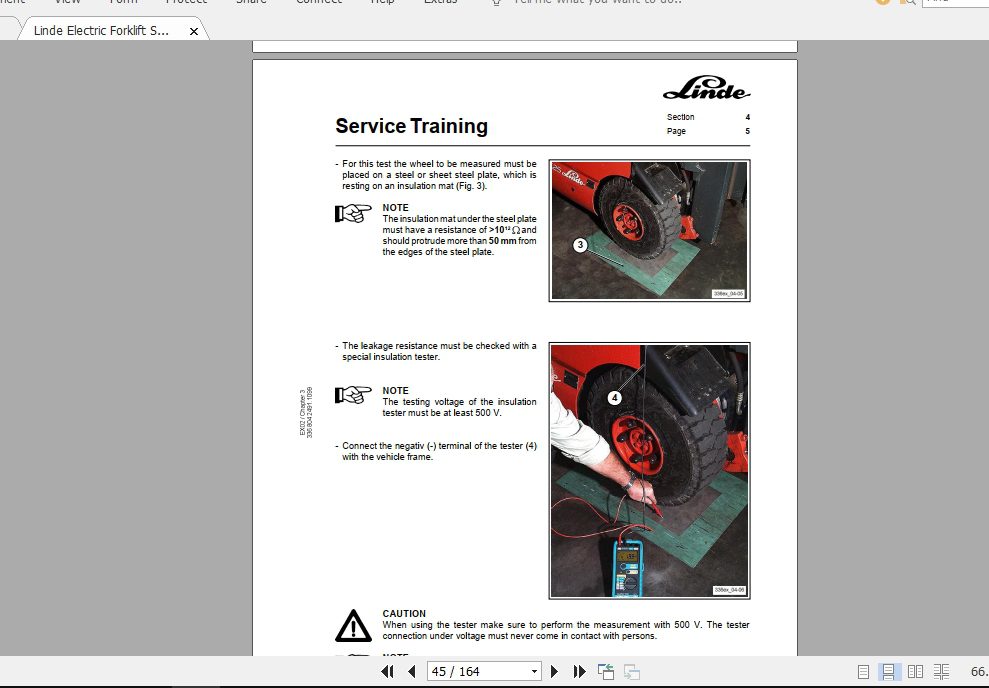 Linde Forklift Series 336E25E30 Service Manuals 3