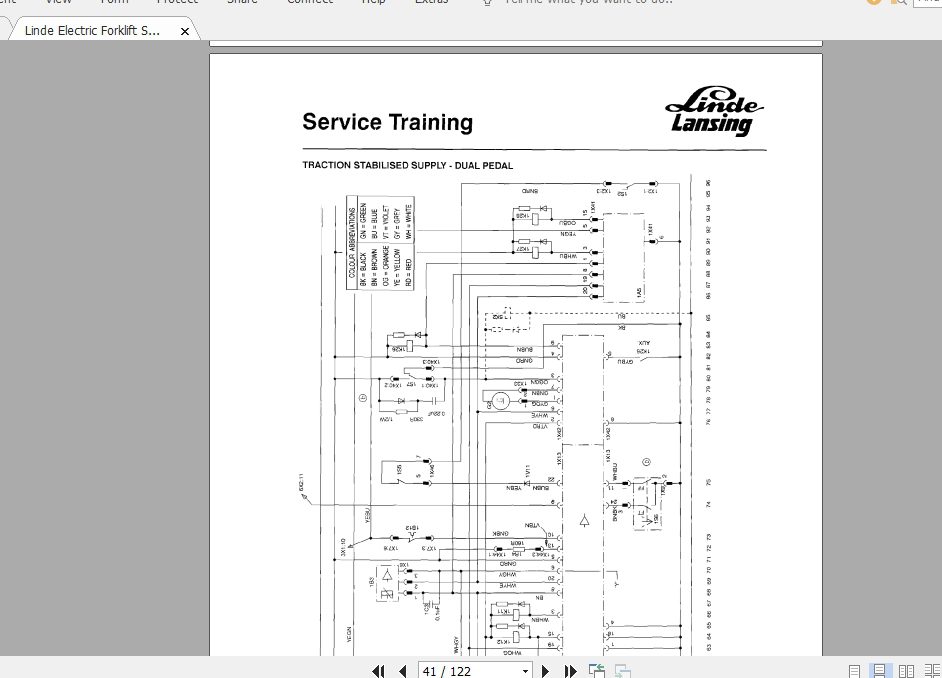 Linde Forklift Series 337E35PE40PE48P Service Manuals 3