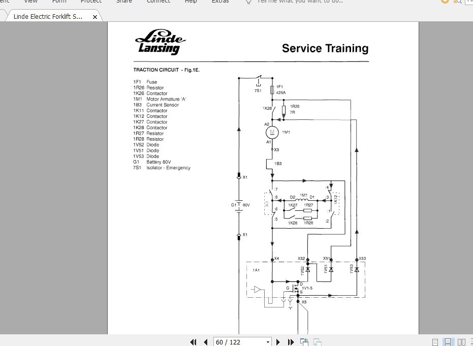 Linde Forklift Series 337E35PE40PE48P Service Manuals 4