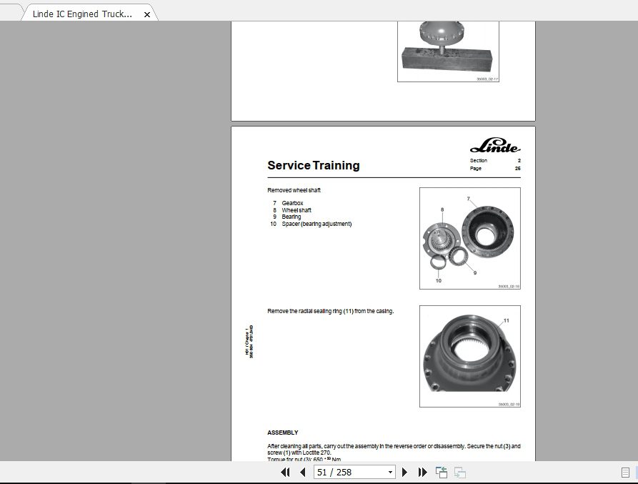 Linde Forklift Series 350H12H16H18H20 D 03T 03ST Service Manuals 2