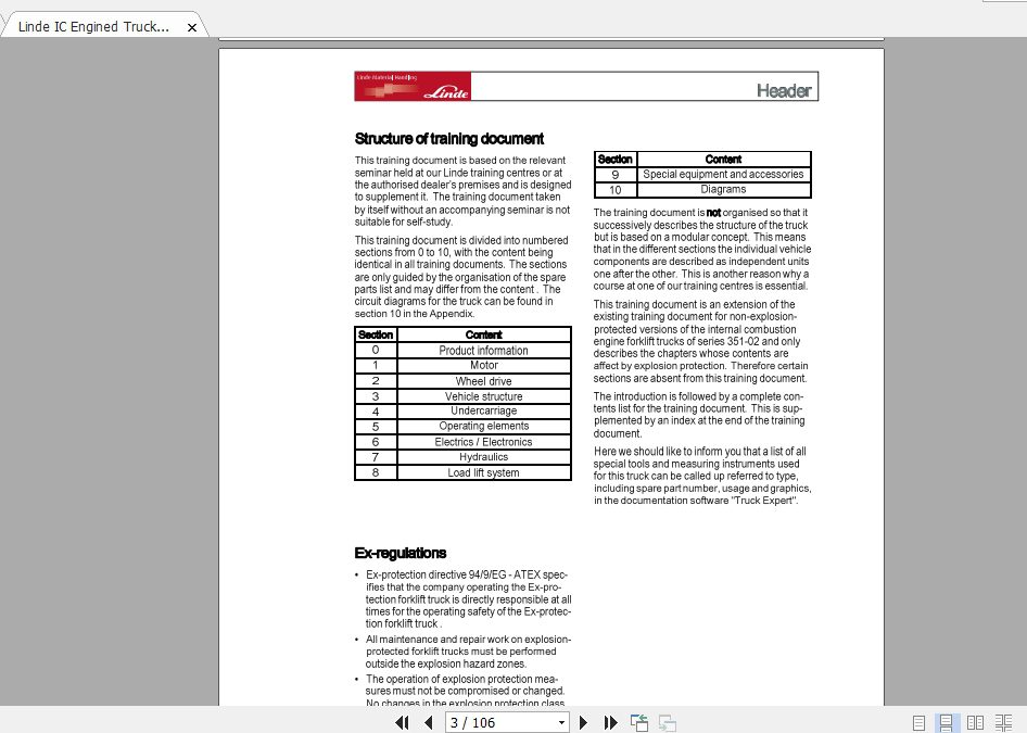 Linde Forklift Series 351H20 02exH25 02exH30 02ex Service Manuals 2