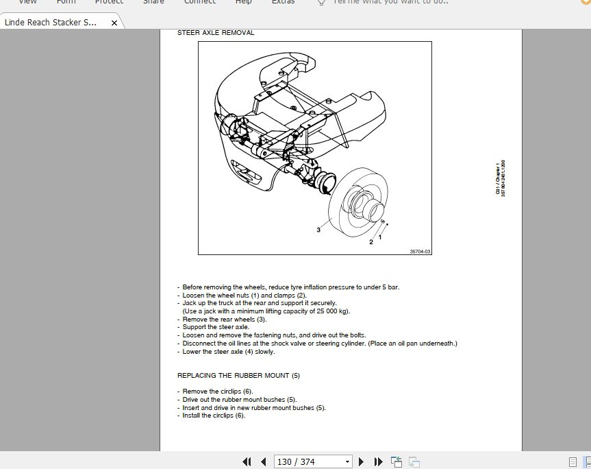Linde Forklift Series 357C4130 4 5 TLST Service Manuals 3