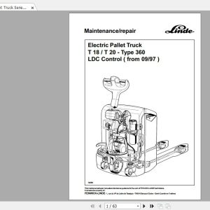 Linde Forklift Series 360T18 20ST Service Manuals 1