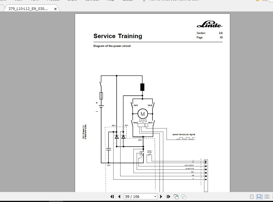 Linde Forklift Series 379L10 L12ST Service Manuals 4