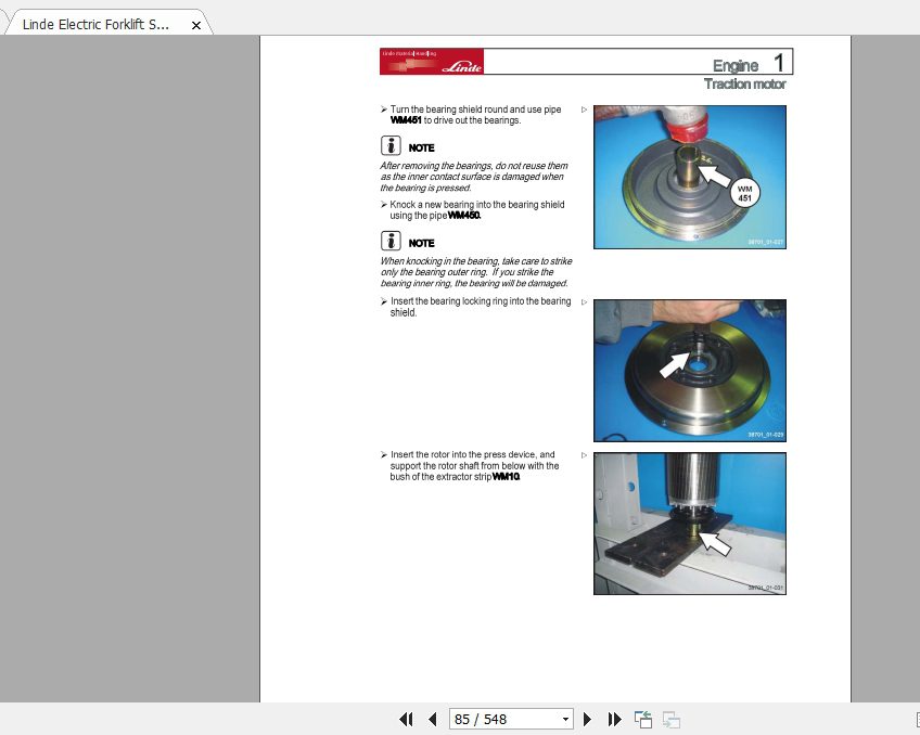 Linde Forklift Series 388 E35E40E45E50ST Service Manuals 2