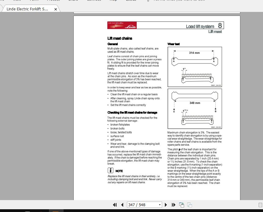 Linde Forklift Series 388 E35E40E45E50ST Service Manuals 4
