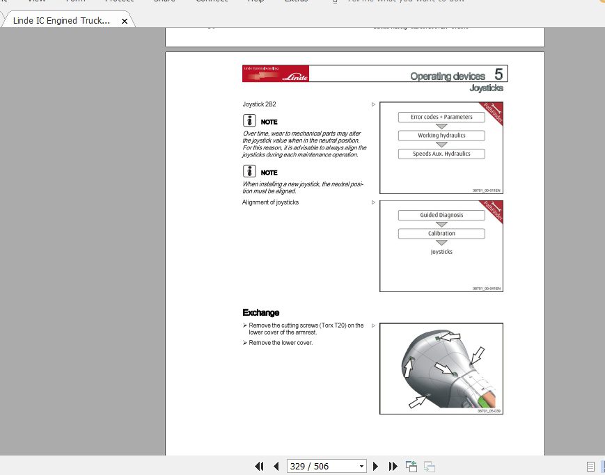 Linde Forklift Series 392H20D 02H20T 02H25D 02H25T 02ST Service Manuals 4