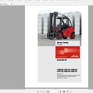 Linde Forklift Series 39402H40D 02 H50T 02 EN1404 Service Manuals 1