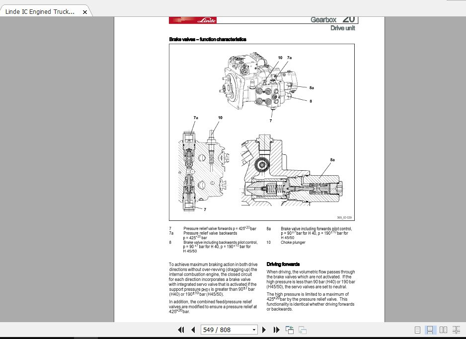 Linde Forklift Series 39402H40D 02 H50T 02 EN1404 Service Manuals 4