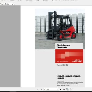 Linde Forklift Series 396H50D 02H60D 02H70D 02H80D 02 Service Manuals 1
