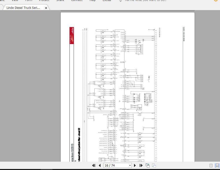 Linde Forklift Series 396H50D 02H60D 02H70D 02H80D 02 Service Manuals 2