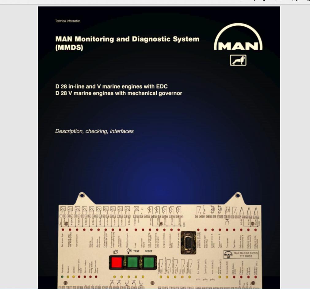 MAN Engines Service Manuals 0920066