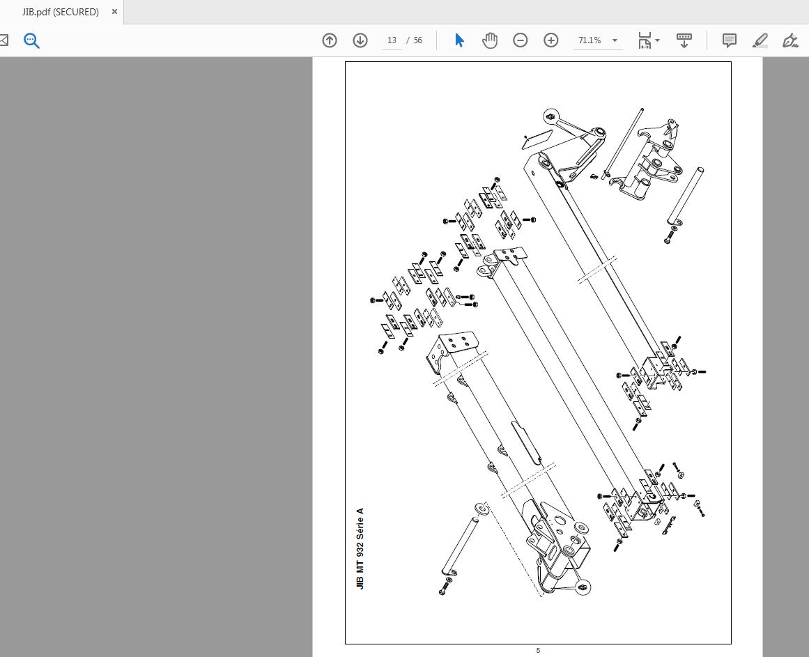 Manitou Telescopic Loader MTMLT 120 LS Powershift Service Manual 4