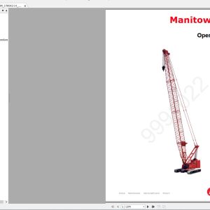 Manitowoc Crawler Cranes All Full Model Service Manual DVD5