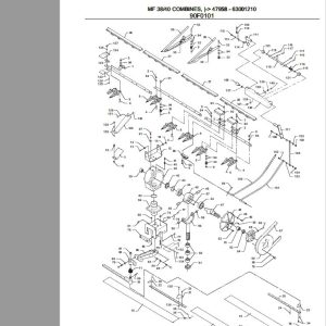 Massey Ferguson MF 38 40 Combines Service Manual 1
