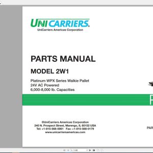 NISSANUNICARRIERS Forklift Part Catalog PDF2 1